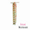 Isaac Mizrahi Ikat Floral Design 10-Shelf Hanging Closet Organizer - 6x12x46