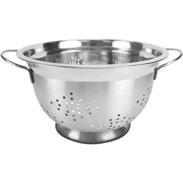 Open Colander Home Basics Deep Colander with High Stability Base and Open Handles, S ...