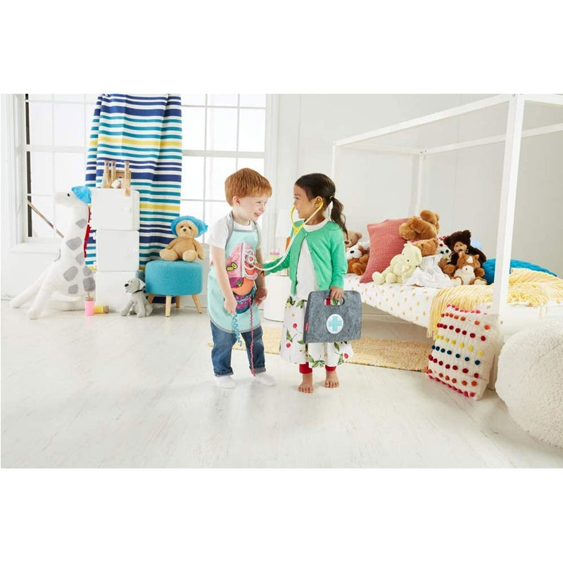 Fisher-Price Patient and Doctor Kit, 9-Piece Medical Pretend Play Gift Set, Ages 3 Years & Up