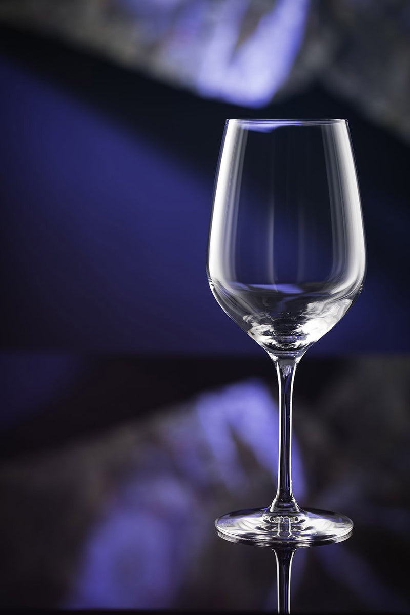 Stolzle Eclipse Crystal White Wine Glasses, 16.75 Ounces, Set of 6