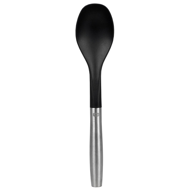 Home Basics Mesa Scratch-Resistant Nylon Serving Spoon with Stainless-Steel, 13 Inches
