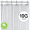 Bath Bliss Splash Guard Hotel Weight PEVA Shower Curtain Liner, Clear, 70x72 Inches