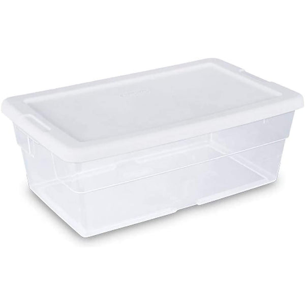  Sterilite Plastic Bowl 6 Qt. White Bulk 2 pack: Home