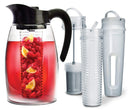 Primula Flavor-It Beverage System with Fruit and Tea Infuser, Black, 2.9 Quarts