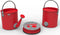 ColourWave Collapsible 2-In-1 Watering Can Bucket, 7-Liter, Red Hot