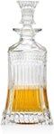 Empire Vintage Cut Glass Decanter with Stopper, Clear, 18.5 Ounces