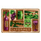 Cabernet Wine Printed Skid Resistant Decorative Kitchen Rug, Purple, 20x32 Inches