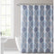 Danielle Medallion 13-Piece Shower Curtain Set, Blue, 72x72 Inches