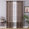 Sheffield 2-Pack Solid Sheer Grommet Window Panel, Brown, 76x84 Inches