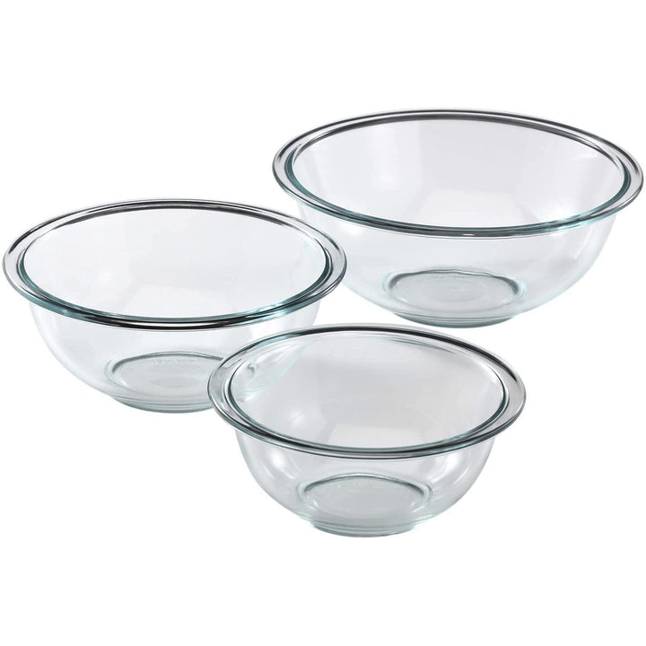 Glass Mixing Bowls with Bamboo Lids, Set of 4 + Reviews