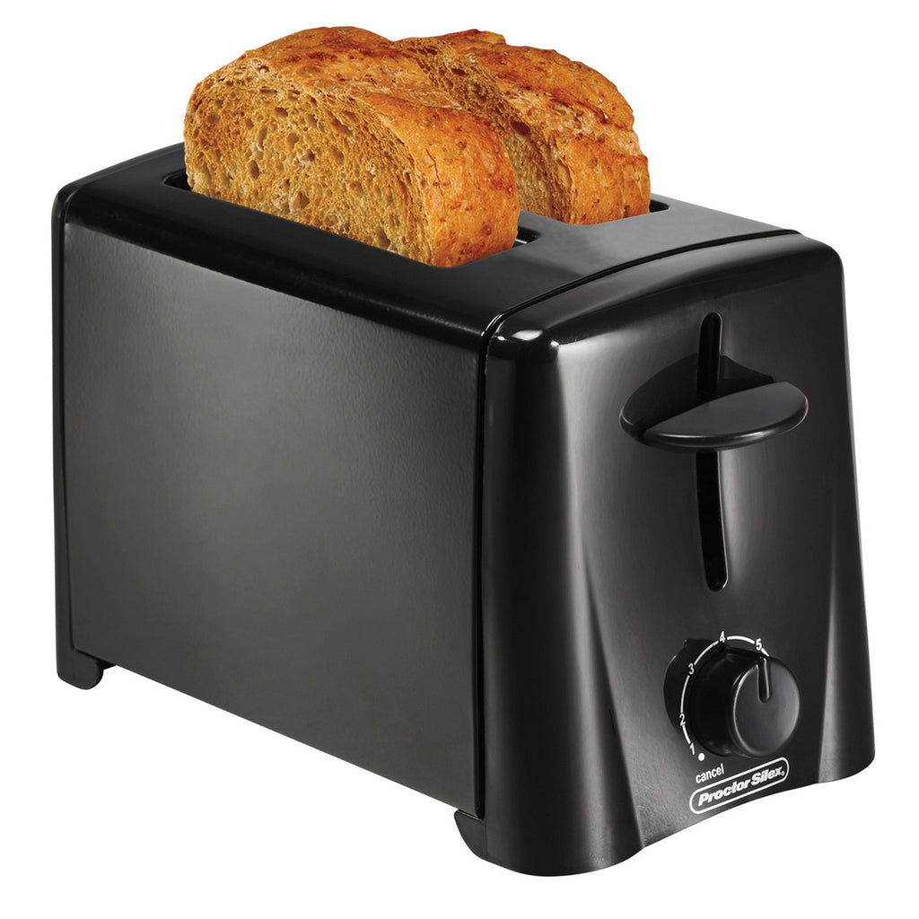 Proctor Silex 22612 Durable 2-Slice Toaster, Black – ShopBobbys