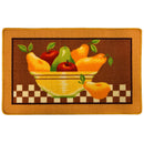 Sweet Pear Printed Skid-Resistant Kitchen Rug Mat, Yellow, 18x30 Inches