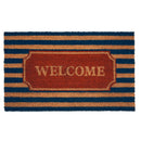 Achim Welcome Printed Coir Doormat, Red-Blue, 18x30 Inches