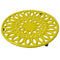 Home Basics Sunflower Collection Cast Iron Trivet, Yellow, 8x8x5 Inches