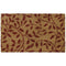 Achim Printed Vine Leaves Coir Doormat, 18x30 Inches
