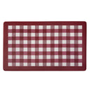 Buffalo Check Decorative Anti-Fatigue Mat, Burgundy-White, 18x30 Inches