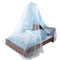 Just Relax Elegant Mosquito Net Bed Canopy Set, White, Queen-King