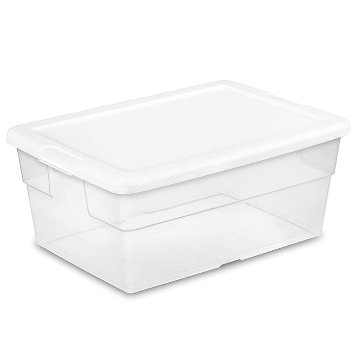 Sterilite Ultra Seal 4.7 qt Plastic Food Storage Bowl Container w/ Lid, (8 Pack)