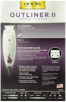 Andis Go Professional Outliner II Square Blade Trimmer, Gray