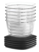 Rubbermaid Premier 5-Pack Easy Find Container Set With Lids, Clear, 7-Cup