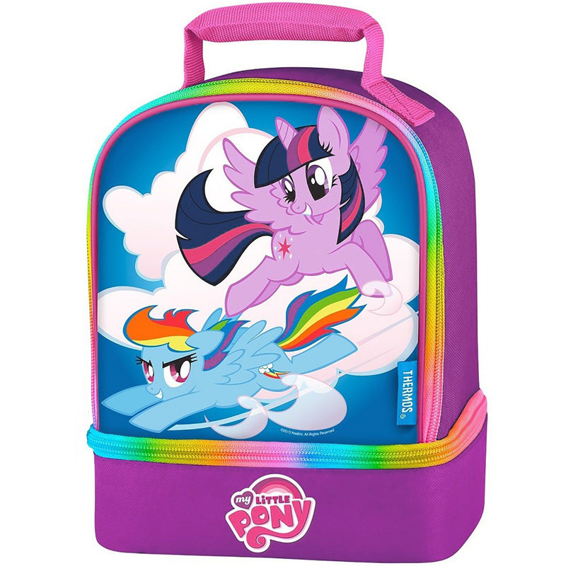 Thermos Dual Compartment Lunch Kit, My Little Pony, Purple-Pink