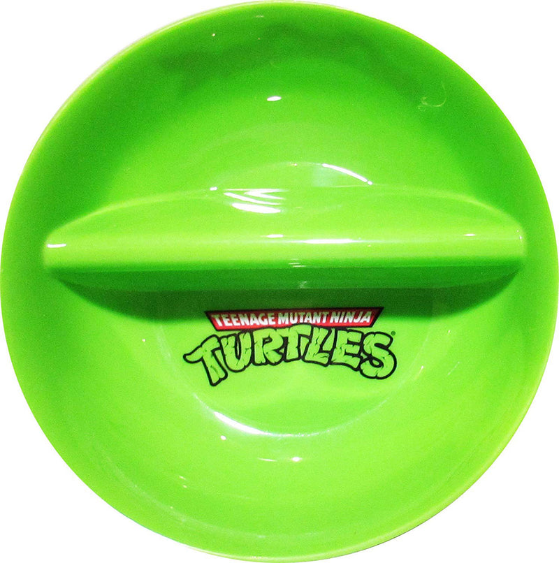Just Solutions! Teenage Mutant Ninja Turtles Anti-Soggy Cereal Bowl, Green