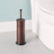 Home Basics Bronze Toilet Brush With Holder, 14.5x4.5 Inches