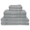 Premius Premium 6-Piece Combed Cotton Bath Towel Set, Grey