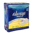 Always Maxi Rapid Dry Regular Sanitary Pads - 24 Count