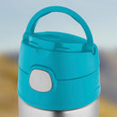 Thermos FUNtainer Insulated Sports Bottle, Frozen, White-Blue, 12 Ounces