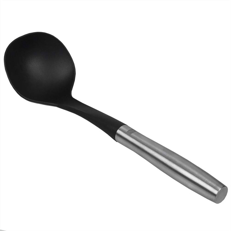 Home Basics Mesa Scratch-Resistant Nylon Ladle with Stainless-Steel, 13 Inches