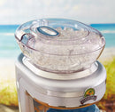 Margaritaville Key West Frozen Concoction Maker With Travel Bag, Silver-Blue