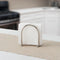 Home Basics Napkin Holder, Satin Nickel Simplicity Collection