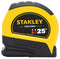 Stanley LeverLock Tape Measure With Fractional Scale and Magnetic Tip, 25 Feet