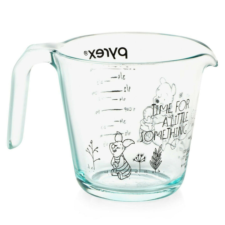 Home Basics 3-Piece Measuring Cup with Rubber Grip, Clear