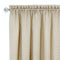 Darcy Textured Rod Pocket Window Panel, Tan-White, 52x84 Inches