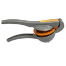Amco Heavy Duty Metal Opti-Squeeze Orange Squeezer, Grey, 10 Inches