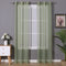 Sheffield 2-Pack Solid Sheer Grommet Window Panel, Sage, 76x84 Inches