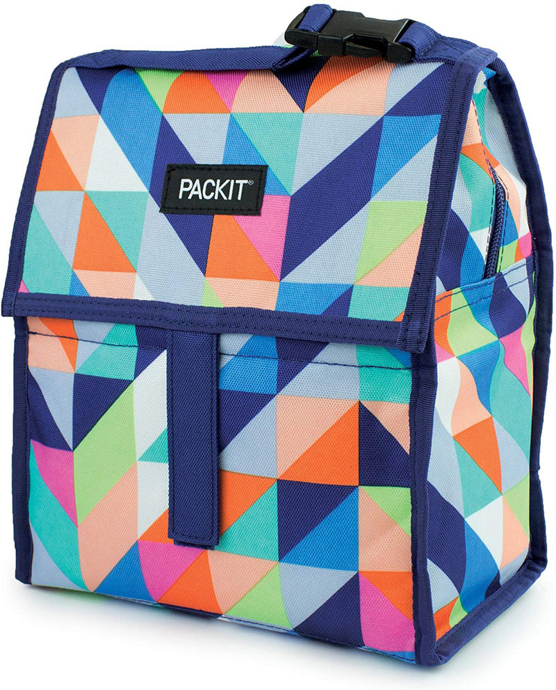 PackIt Freezable Lunch Bag with Zippered Closure, Paradise Breeze, 72 Ounces