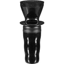 Melitta Pour Over Coffee Brewer with Travel Mug, Black, 10.2X5X4.4 Inches